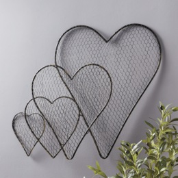 Multi Hearts Wall Art, , large