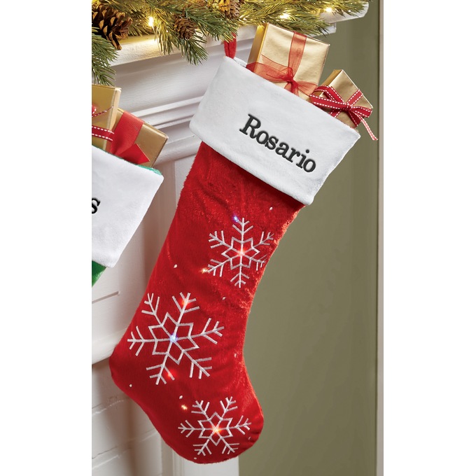 Snowflake Stocking, , large