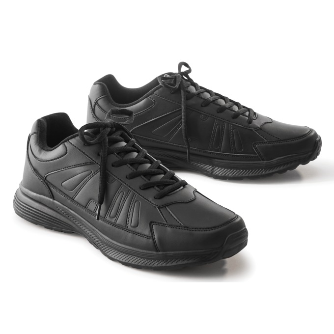 Men's Faux-Leather Comfort Sneaker, , large