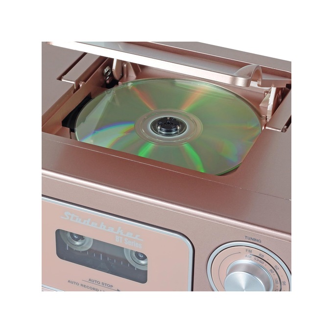 Studebaker Bluetooth Boombox with Cassette, , large