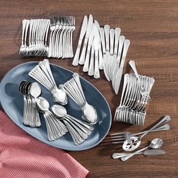 90-Piece Flatware Set, , large
