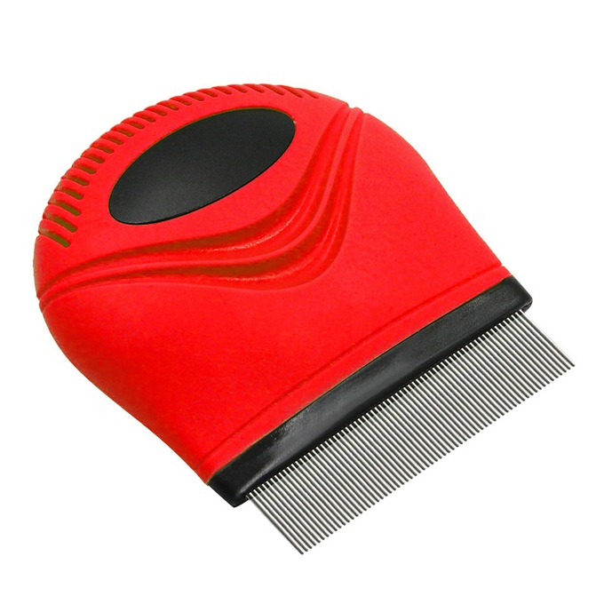 Pet Life Grazer Handheld Travel Flea and Tick Comb, , large