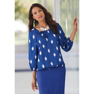 Vinny Smudge Dot Blouse, , large