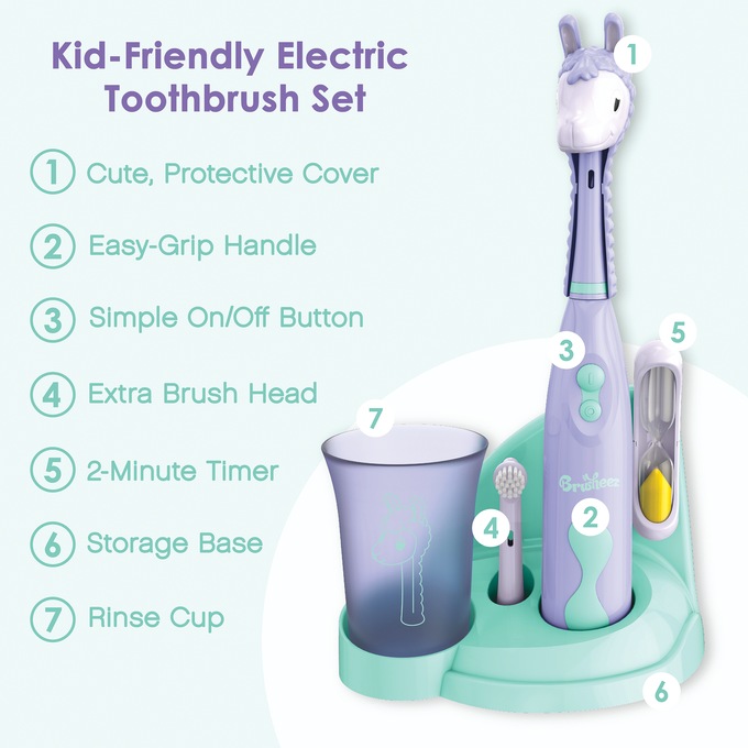Brusheez Kids&#39; Electric Toothbrush Set, , large