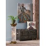 Mosaic Lit Pedestal Table, , large