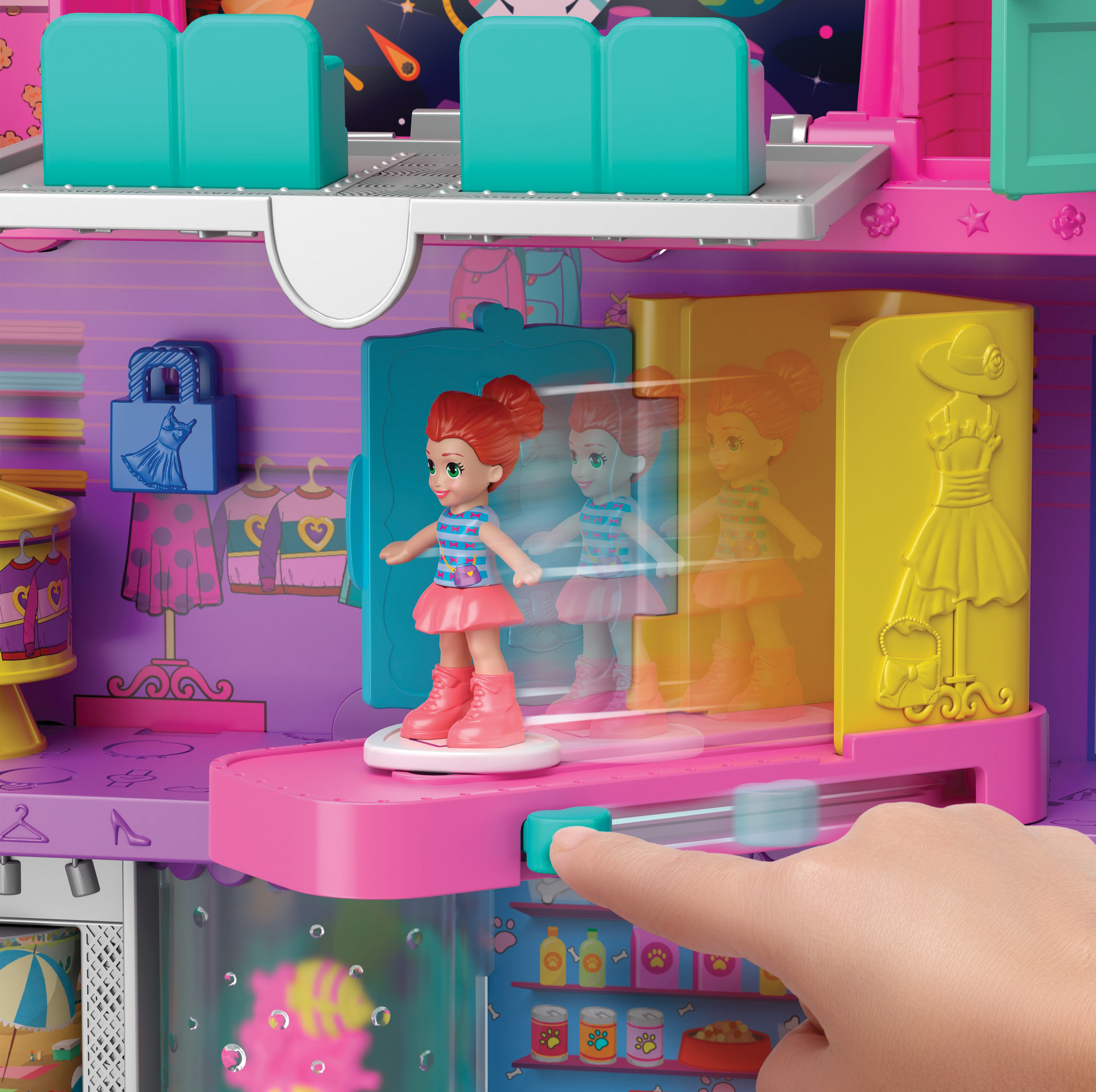 polly pocket pollyville mega mall