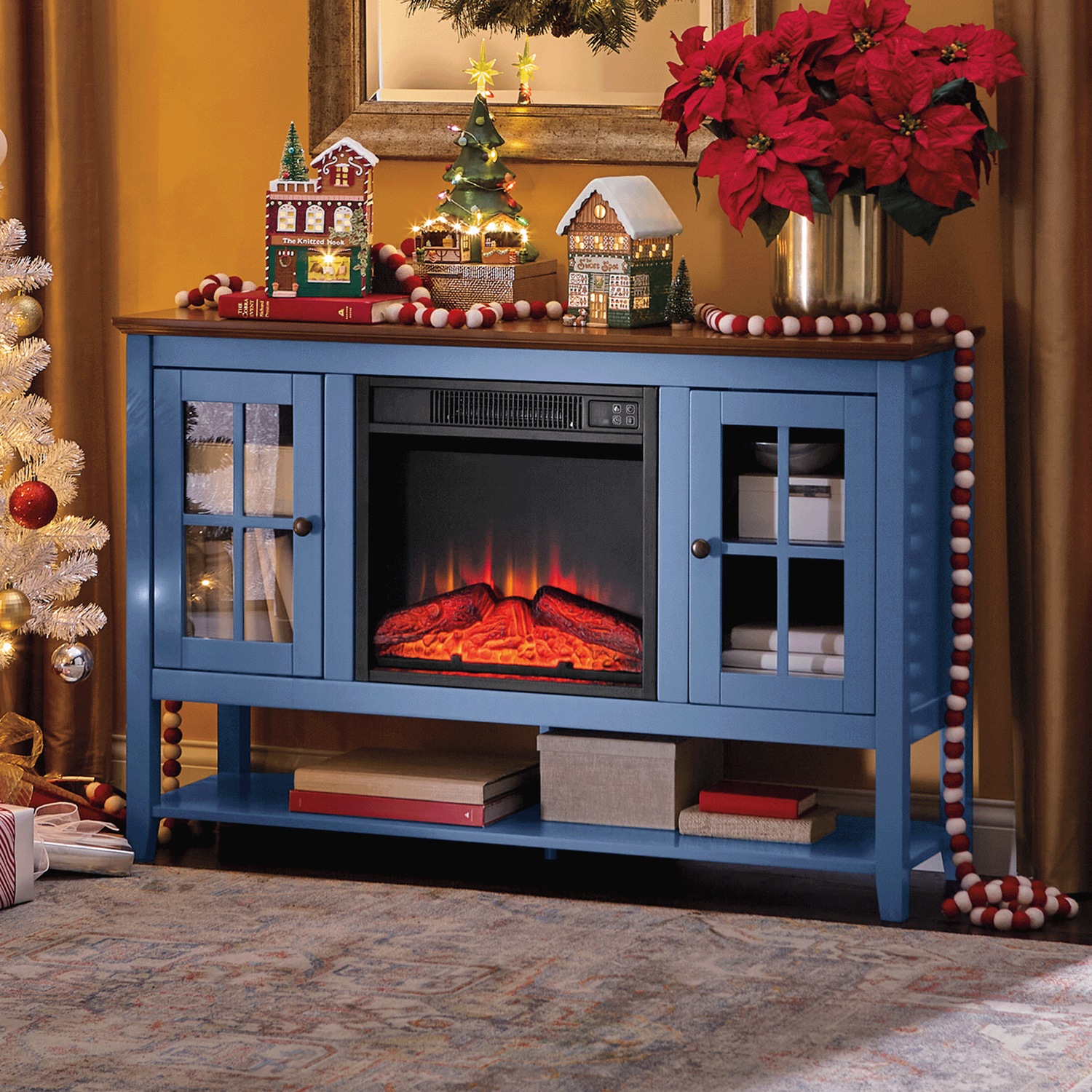 ENVIORN コフレ Lorenzo Console Fireplace | Montgomery Ward