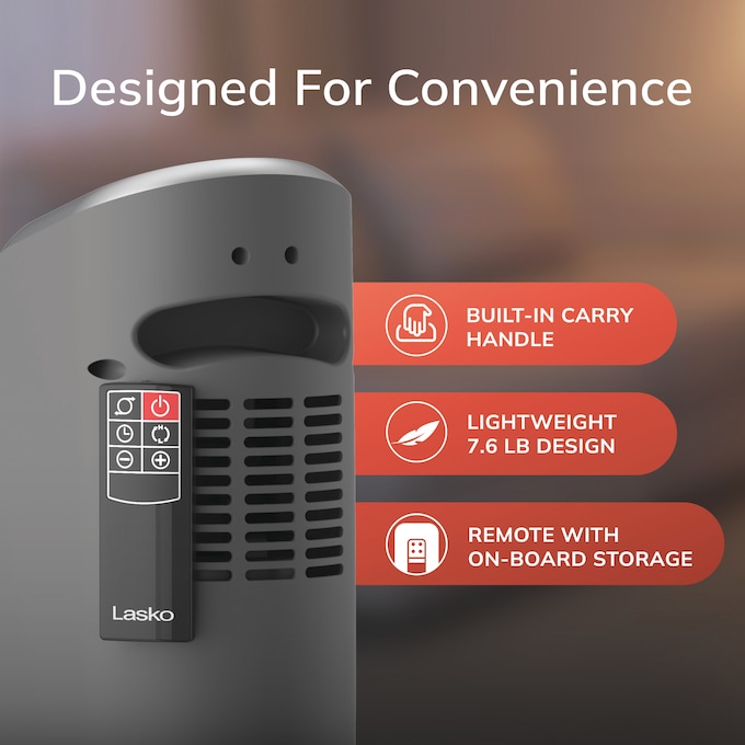Lasko Digital Pedestal Heater, , large