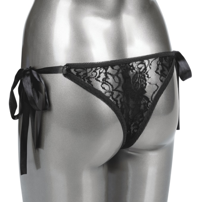 Remote Control Rechargeable Lace Thong Set, , large