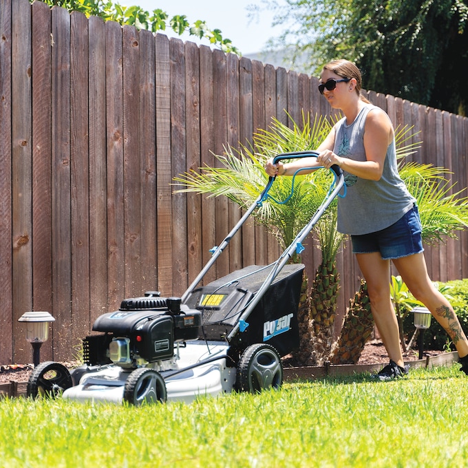 Pulsar 21" 200CC 3-in-1 Self-Propelled Lawn Mower, Black, large