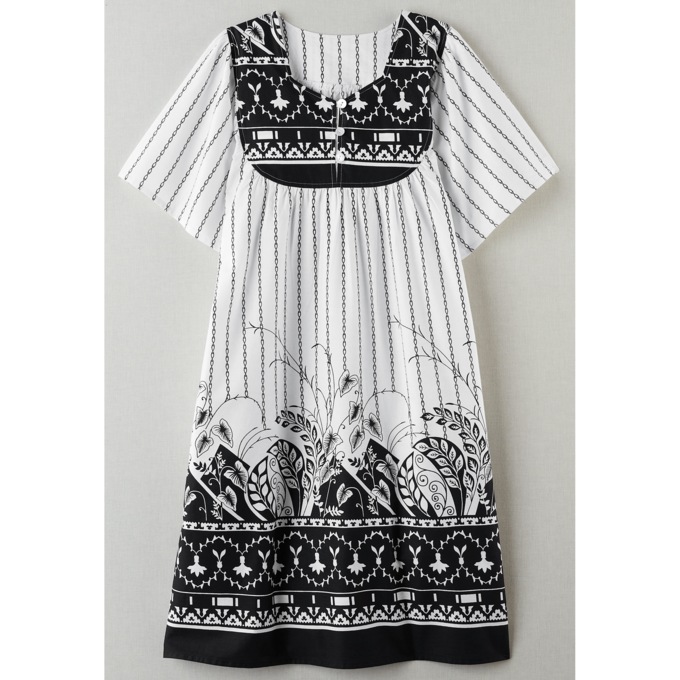 Metro Border Print Patio Dress, , large