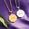 Personalized Praying Hands Pendant, , large