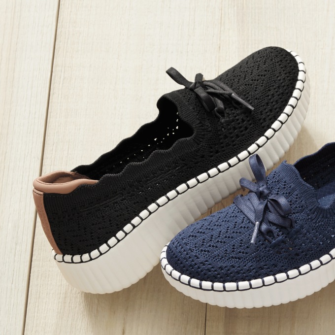 Skechers Women's Wilshire Blvd Knit Sail Shoe, , large