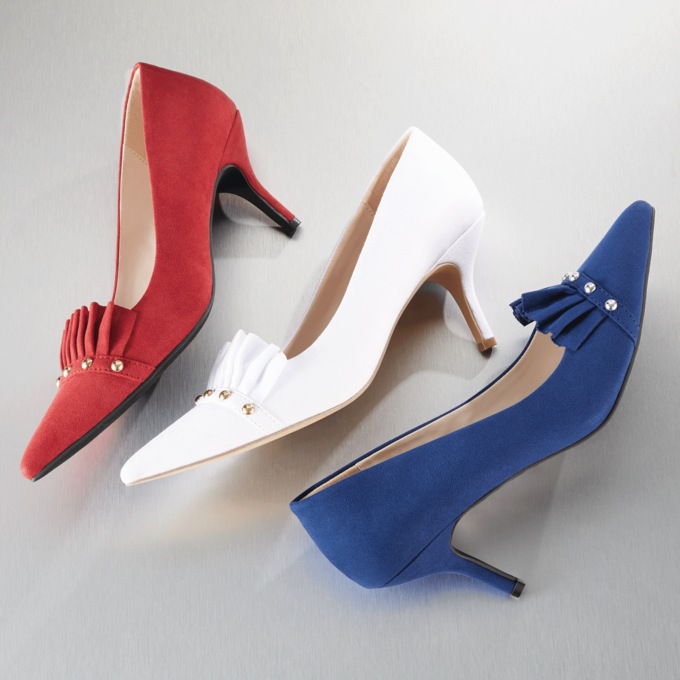 Midnight Velvet Pleated Pump Montgomery Ward
