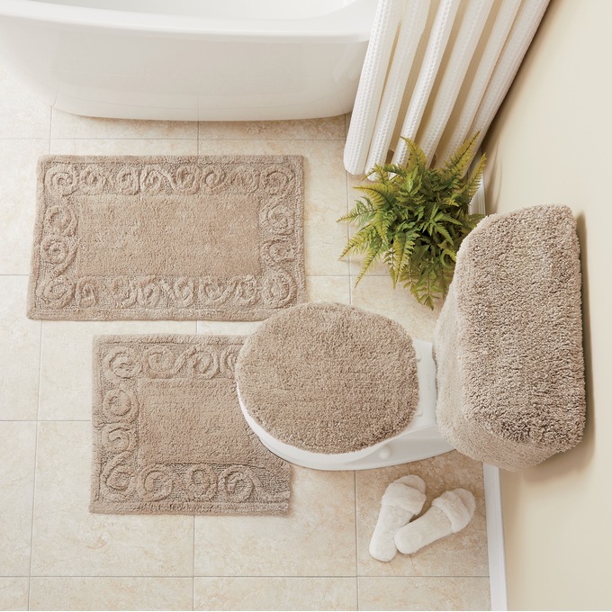 5-Piece Scroll Bath Set, , large