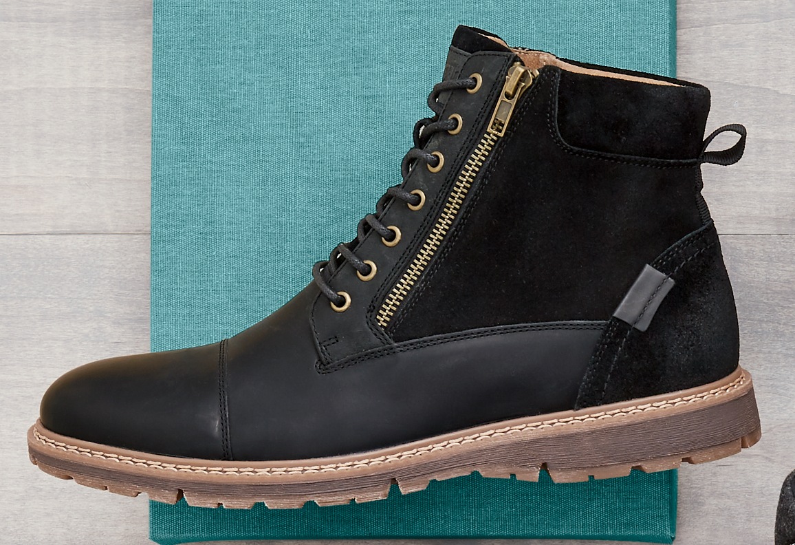 mens cap toe boot