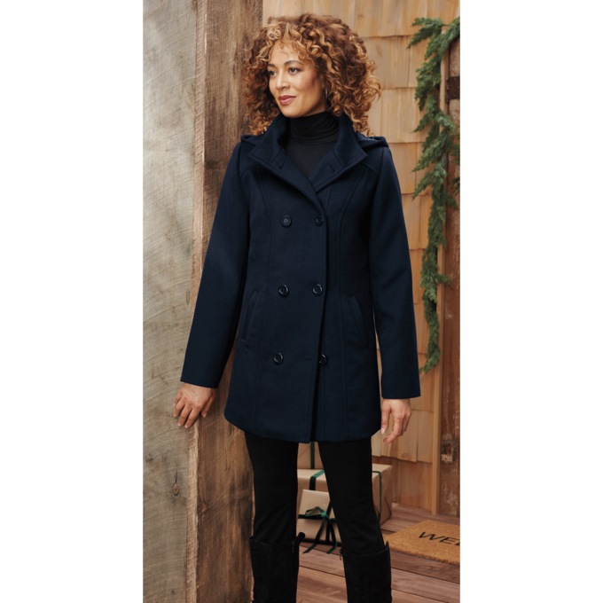 Women&rsquo;s Peacoat, , large