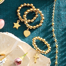 Charm Stretch Ring, , large