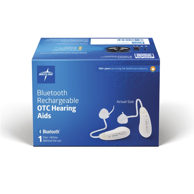 Bluetooth Rechargeable Hearing Aids, , large