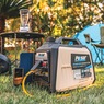 Pulsar 1600W/1200W Portable Gas Inverter Generator, Recoil Start with CO Alert, Black, large