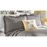 Ticking Stripe Ruffled Sham, , large