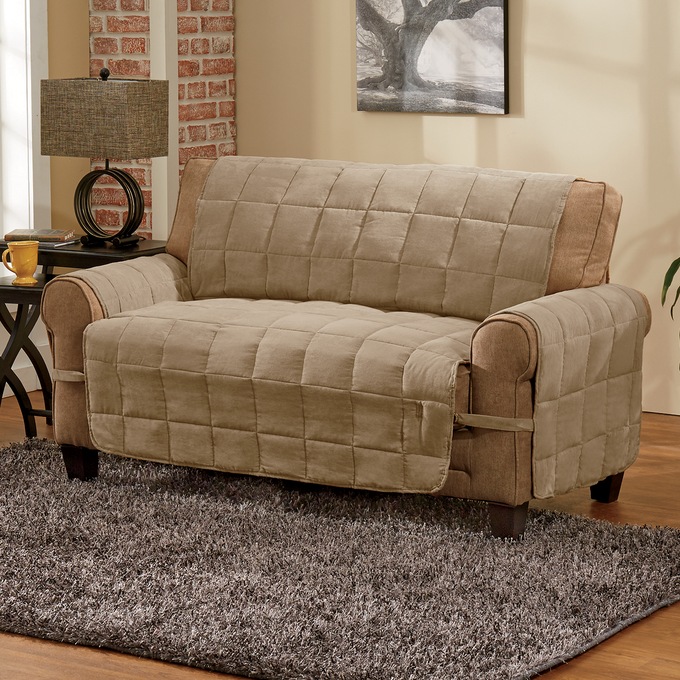 Oversized Faux-Suede Ultimate Furniture Protector, , large