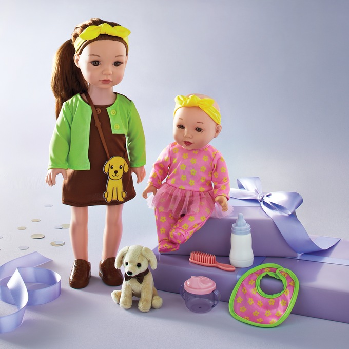 Sweet Sisters Doll Set, , large
