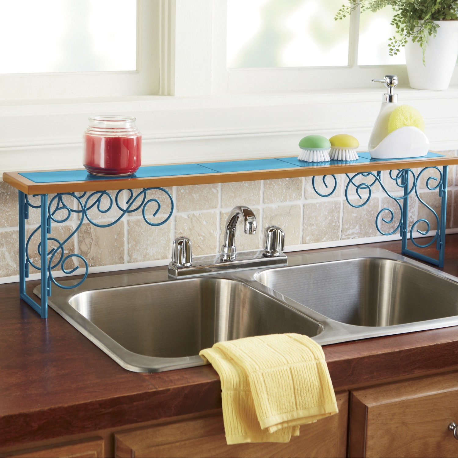 Colorblock Over The Sink Shelf Montgomery Ward