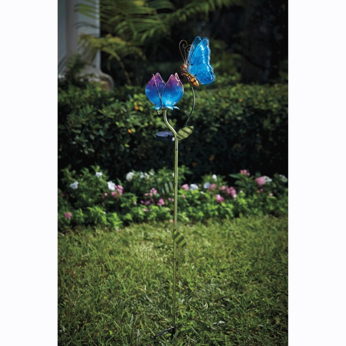 Solar Butterfly Stake, , large