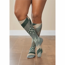 Celeste Stein Stylish and Latex-Free Mild Compression Socks - 8&ndash;15mmHg, , large