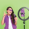 Wireless Karaoke Microphone, Purple, large
