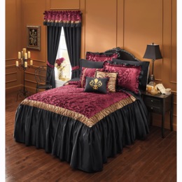 Bristol 10-Piece Bedspread Set, Panel Pair and Valance, , large