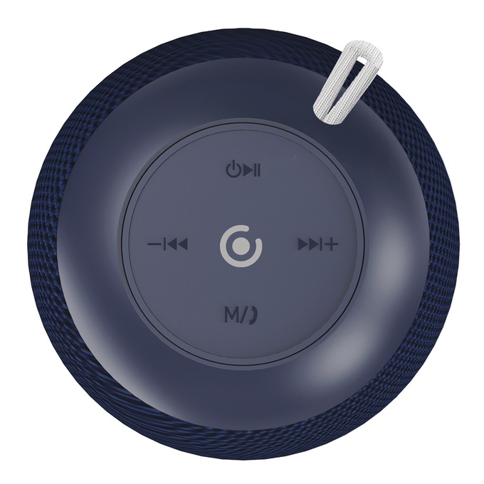 Core Innovations Portable Bluetooth Barrel Speaker, Navy, large