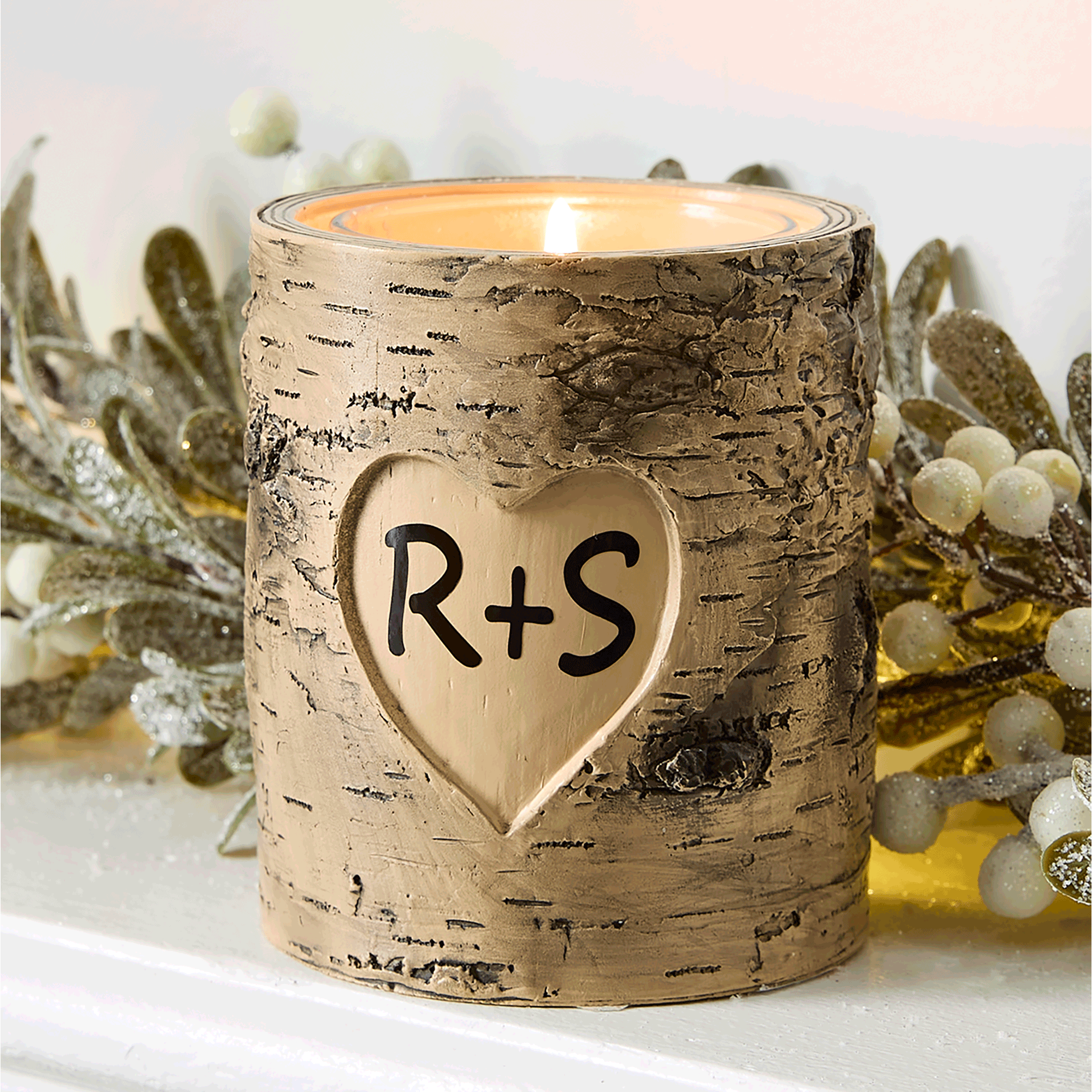 Birch Candle Holder, , large