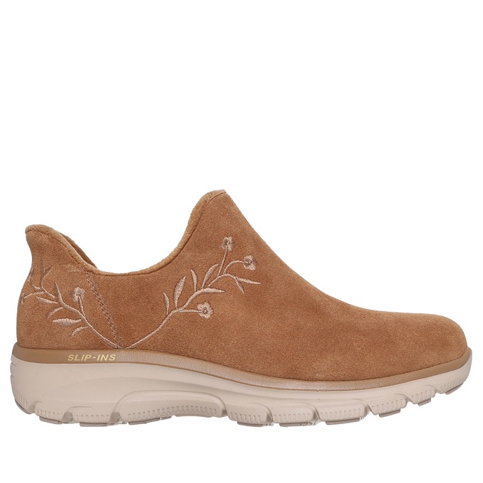Skechers Slip-Ins Easy Going Floral Moment Suede Boot, , large