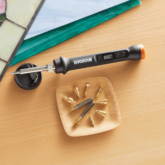 MAKERX Wood & Metal Crafter Stencil and Accessory Kit by WORX, , large