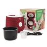 Greenlife 4-Cup Rice and Grains Cooker, Red, large
