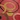 Geo Rings Rug Set, Red, swatch
