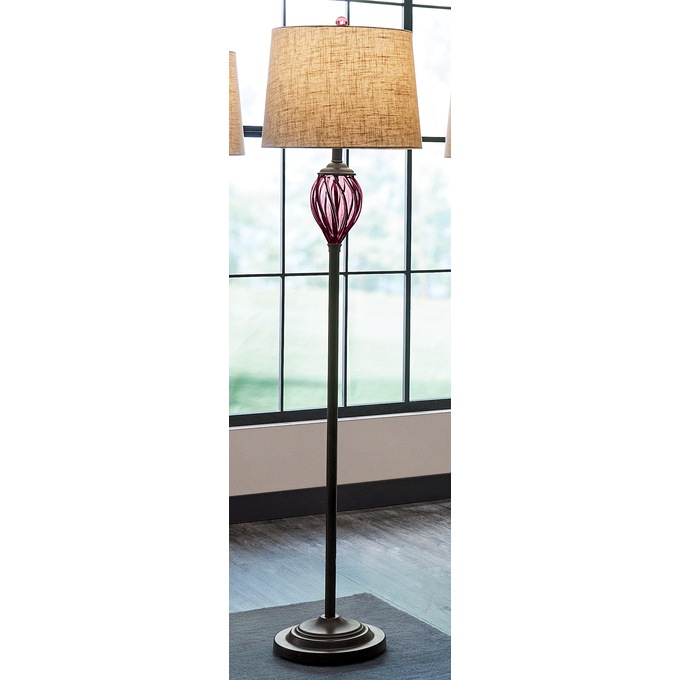Captured Glass Floor Lamp, , large