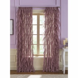 Sheer Ruffles Single Panel, , large