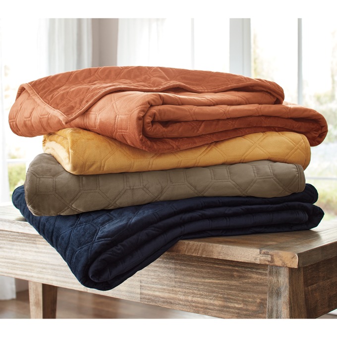 Harper Velvet Quilt Set, , large