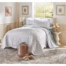 Scallop Chenille Bedspread, White, large