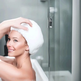 Disposable Rinse-Free Shampoo Cap, , large