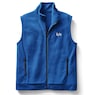 Personalized Men's Fleece Vest with Front Zipper and Embroidered Name, , large