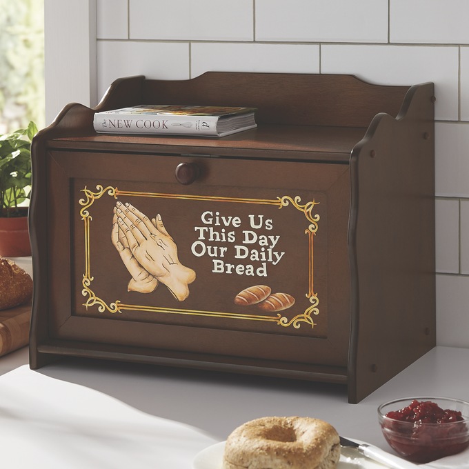 Give Us This Day Our Daily Bread Breadbox, , large