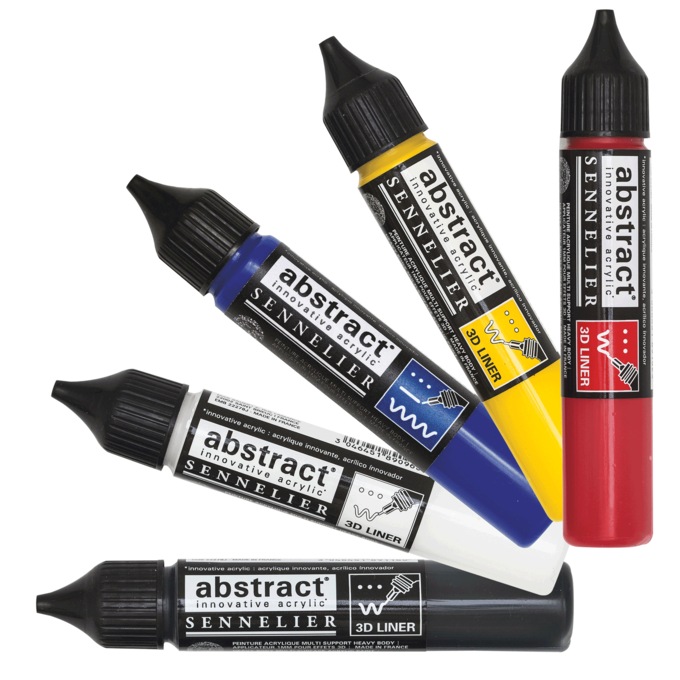 Sennelier Abstract Primary 5-Color Liner Set, , large