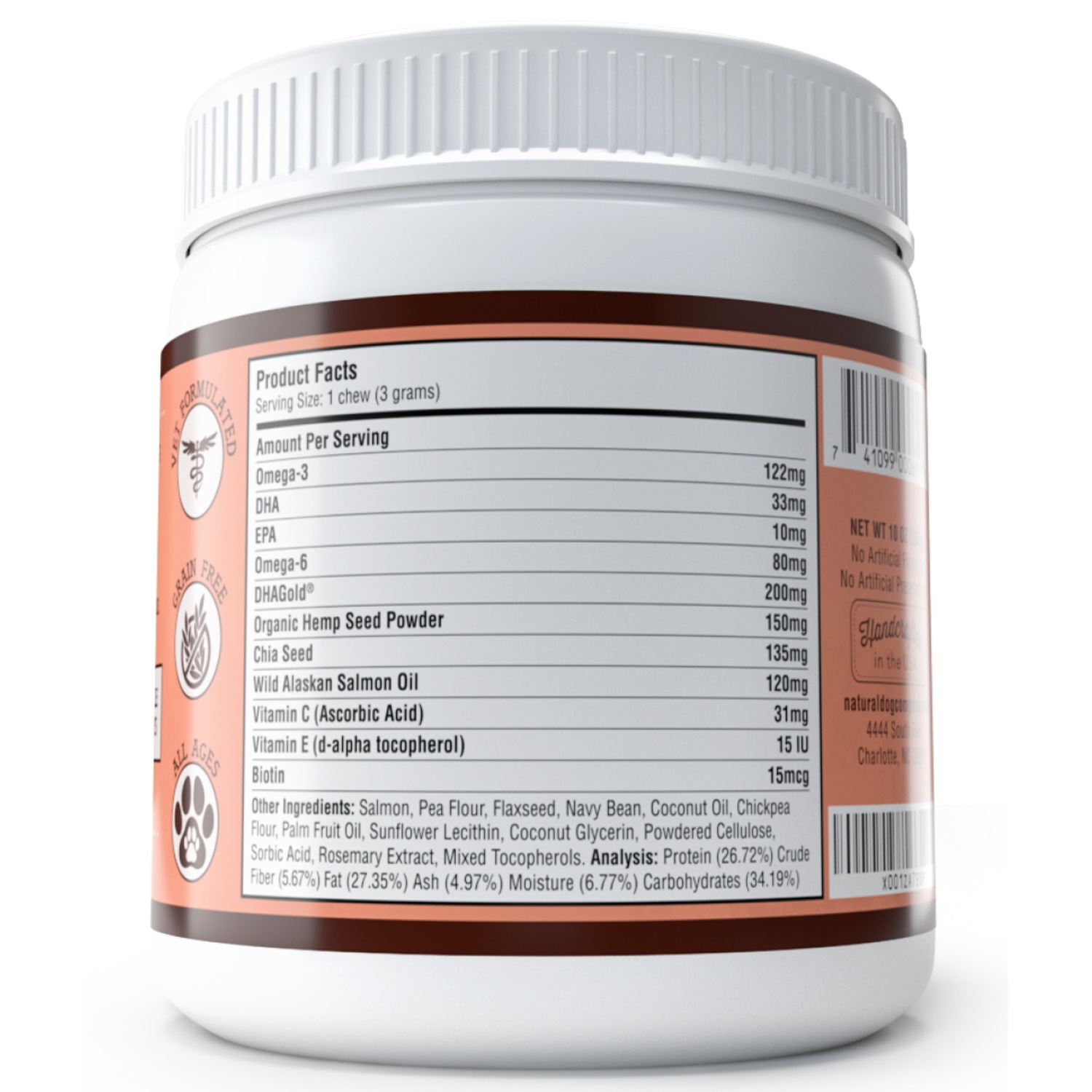 Natural Dog Company Skin & Coat Supplement Montgomery Ward