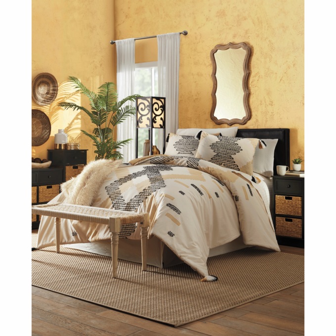 Arizona Embroidered Comforter, , large