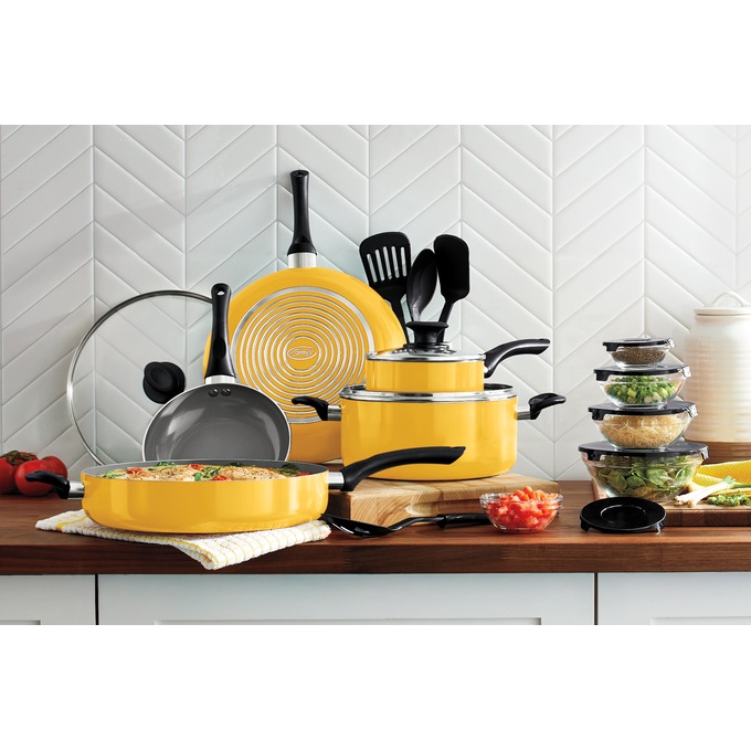 Ginny's 22-Piece Ceramic Cookware Set, , large