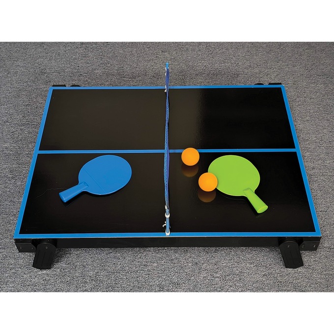 Tabletop 4-in-1 Multi Game, Black, large